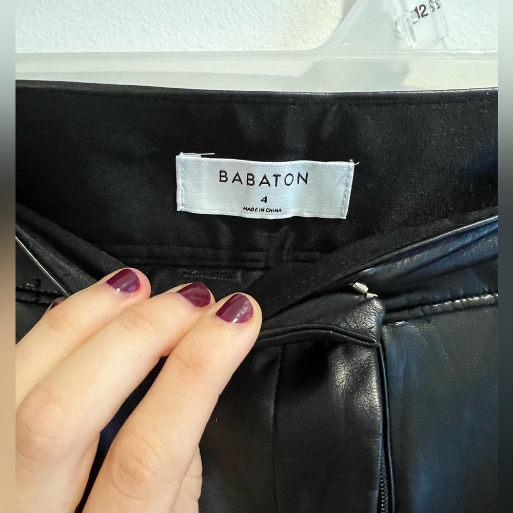 Aritzia Babaton Faux Leather Leggings - Picture 5 of 5